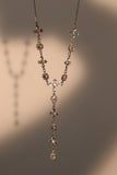 Dichroic Glass Chain Necklace