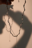 Diamond Wave Chain Necklace