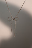 Stainless Steel Bowknot Necklace