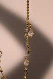 18K Real Gold Plated Moonlight Clips Necklace