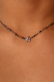 Diamond Flower Necklace