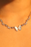 Natural Shell Butterfly Necklace