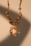 18K Real Gold Plated Pink Shell Necklace