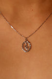 925 Sterling Silver Garland Tulip Necklace