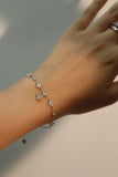 925 Sterling Silver Multi Lucky Leaf Bracelet