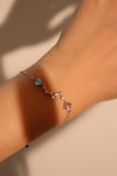 925 Sterling Silver Moonstone Galaxy Bracelet