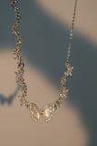 14K Real Gold Plated Natural Shell Butterfly Necklace