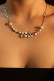 Diamond Pearl Galaxy Necklace