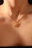 24K Gold Vermeil Garland Tulip Necklace