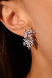 Diamonds Maple Leaves Earrings