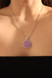 Purple Jade Necklace