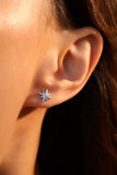 Diamond Pole Star Earrings