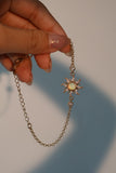 18K Real Gold Plated White Opal Sun Bracelet