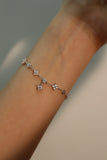 925 Sterling Silver Multi Lucky Leaf Bracelet