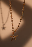 18K Real Gold Plated Diamond Starfish Necklace (Waist Chain)