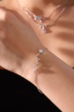 925 Sterling Silver Moonstone Galaxy Bracelet