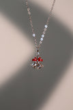 925 Sterling Silver Christmas Bell Necklace