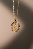 24K Gold Vermeil Garland Tulip Necklace