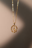 24K Gold Vermeil Garland Tulip Necklace