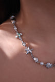 Platinum Plated Mermaid Sea Shell Necklace