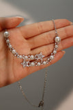 Diamond Pearl Galaxy Necklace