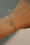 925 Sterling Silver Multi Lucky Leaf Bracelet