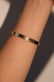 18K Gold Stainless Steel Multi Color Evil Eye Bracelet