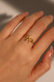 18K Gold Vermeil Bowknot Ring