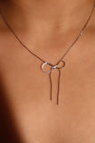 Stainless Steel Bowknot Necklace