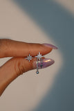 Diamond Pole Star Earrings