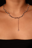 Diamond Wave Chain Necklace