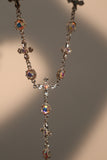 Dichroic Glass Chain Necklace