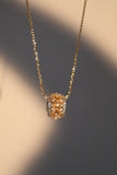 18K Real Gold Plated Diamond Lace Necklace