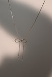 Stainless Steel Bowknot Necklace