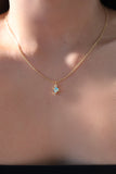 18K Real Gold Plated Saturn Star Necklace