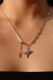 Moonlight Saturn Star Diamond Necklace