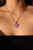 Purple Jade Necklace