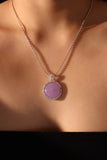 Purple Jade Necklace