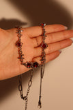 Red Gem Twist Necklace