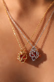 18K Real Gold Plated Heart Necklace