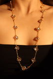 Multi Wearing Moonstones Bracelet Necklace (Waist Chain)