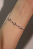 Multi Diamond Cross Bracelet