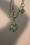 Jade Dragon Necklace (EARRINGS INCLUDED)