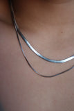 Stainless Steel Chain Layers Necklace