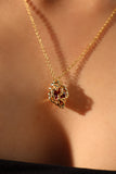 18K Real Gold Plated Heart Necklace