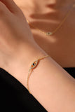 18K Gold Vermeil Evil Eye Bracelet