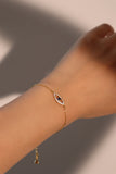 18K Gold Vermeil Evil Eye Bracelet