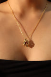 18K Real Gold Plated Heart Necklace