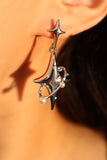 Saturn Star Earrings