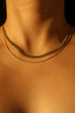 18K Gold Stainless Steel Layer Necklace